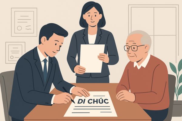 Di chúc của người già