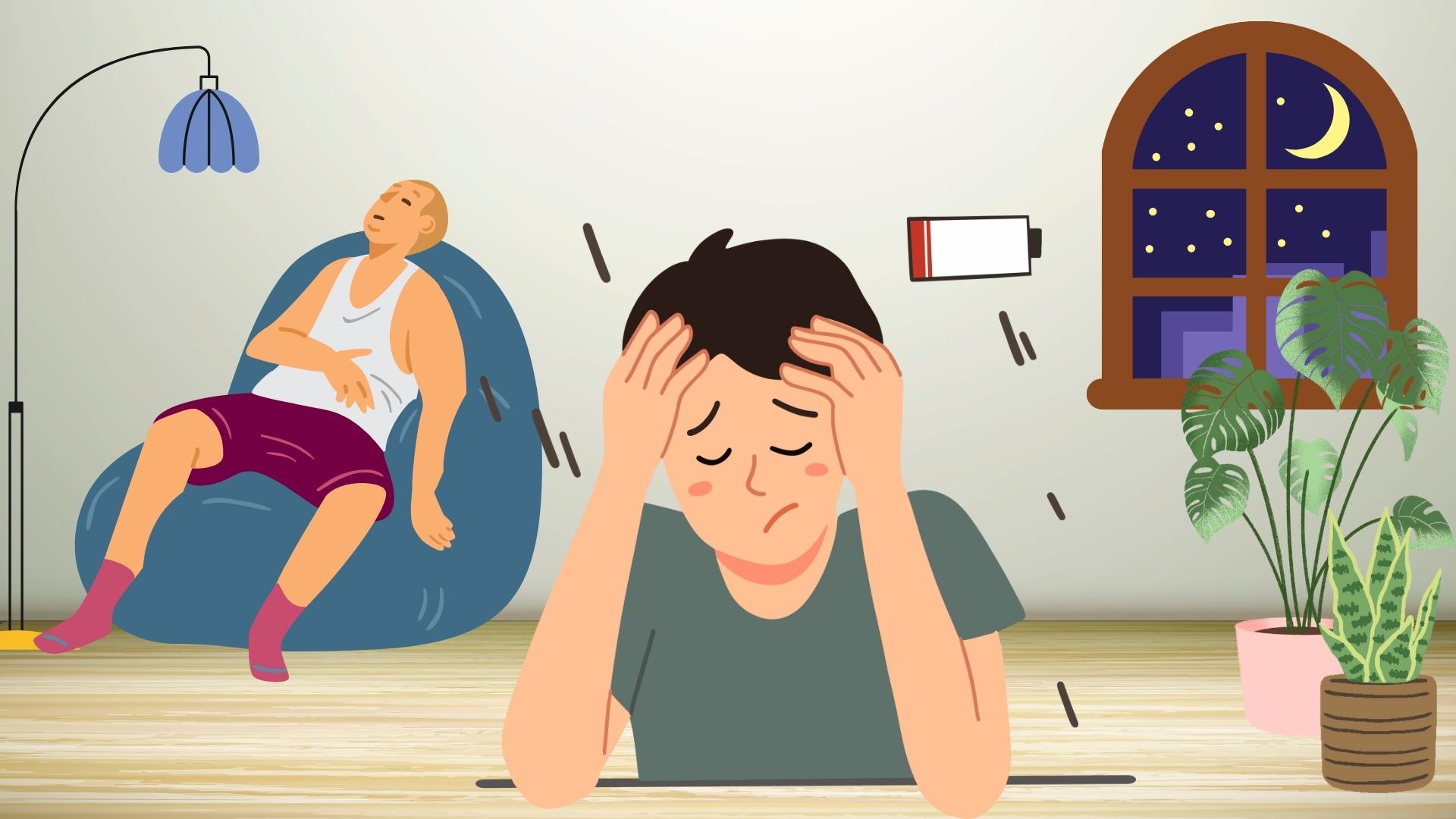 mệt mỏi sau giờ làm